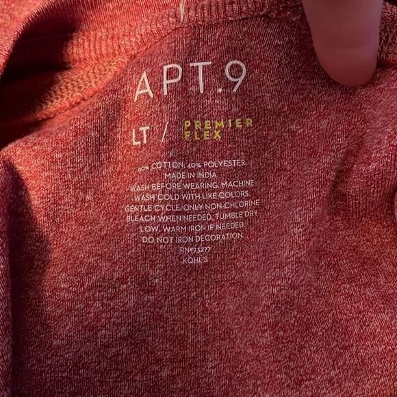 Apt 9 men’s large tall NWT red t shirt - 2968 - Picture 3 of 4